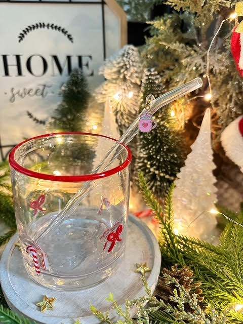 Grandma's Hot Cocoa Glass Straw