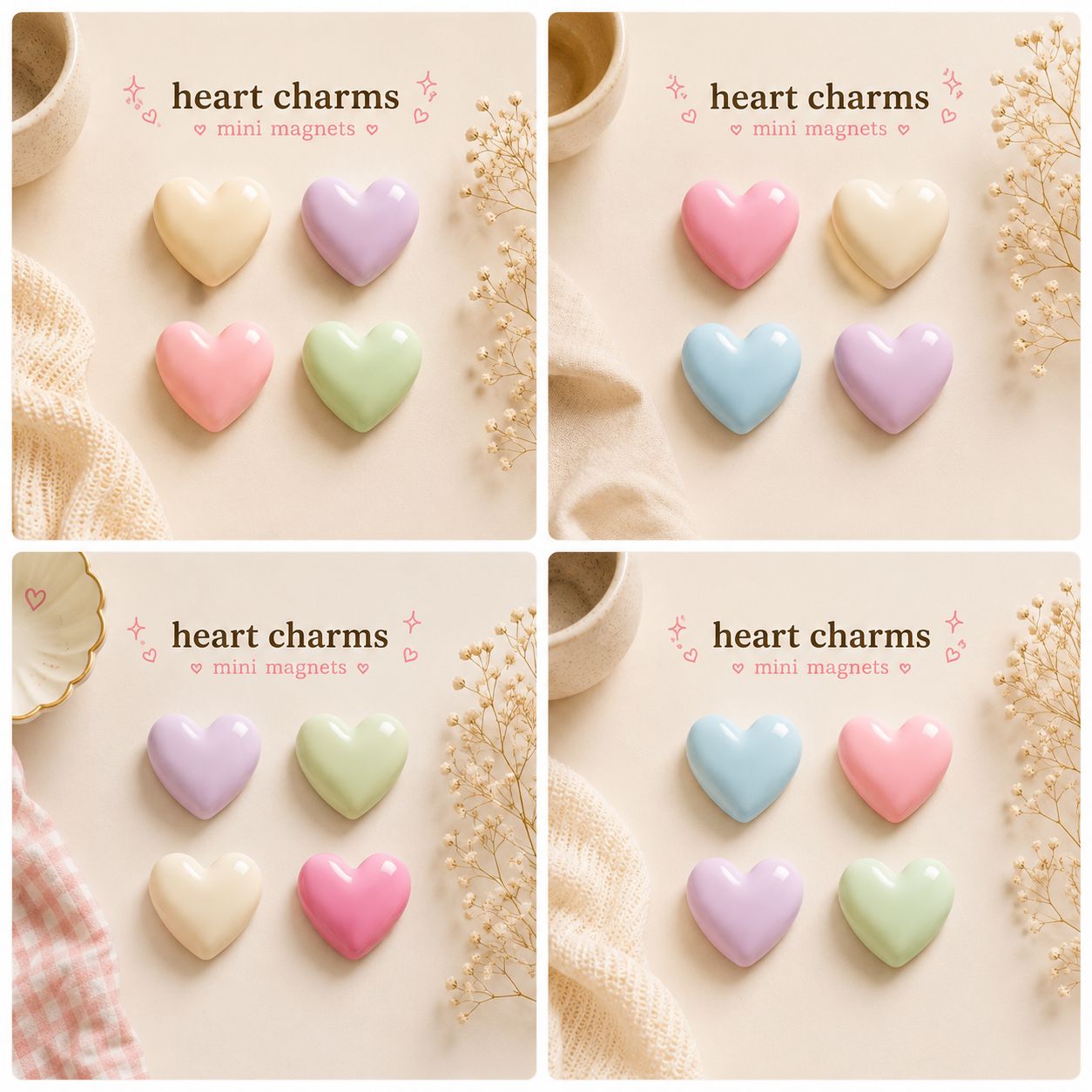 Heart Magnets